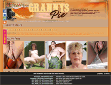 Tablet Screenshot of grannyspie.com